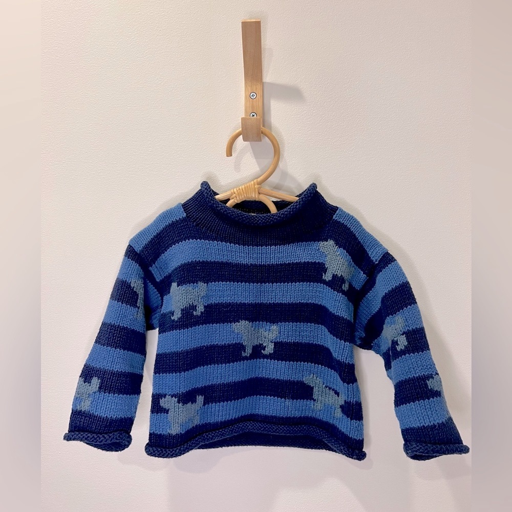 Classic Woven Cotton Sweater 24M